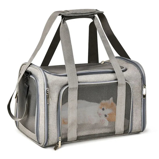 Dog Carrier Bag Soft Side Backpack Cat Pet Carriers Dog Travel Bags Airline Approved