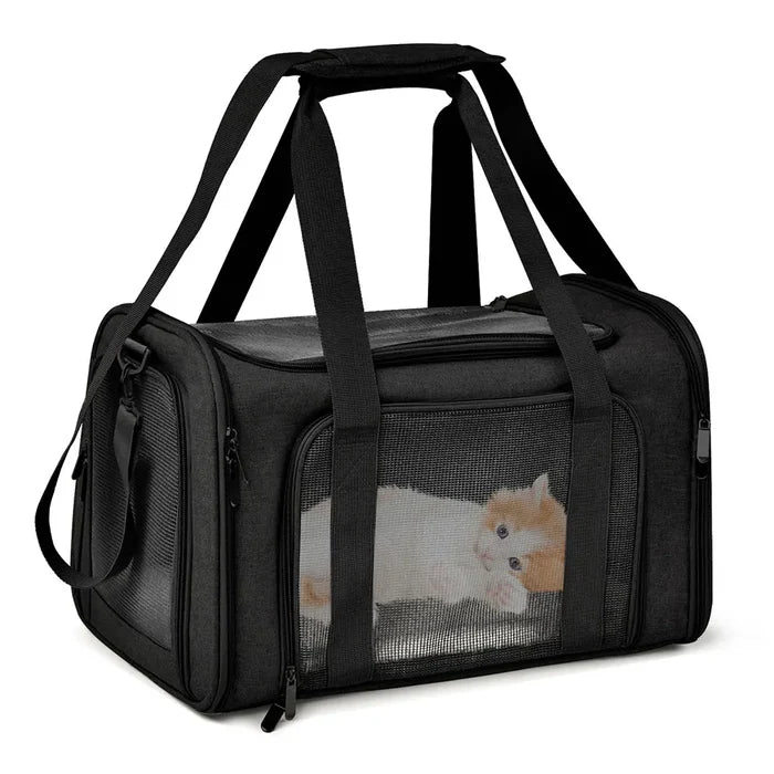 Dog Carrier Bag Soft Side Backpack Cat Pet Carriers Dog Travel Bags Airline Approved