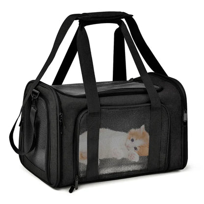 Dog Carrier Bag Soft Side Backpack Cat Pet Carriers Dog Travel Bags Airline Approved